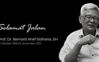 Telah Meninggal Dunia Guru Besar Fakultas Hukum Unpar Prof. Dr. Bernard Arief Sidharta, S.H