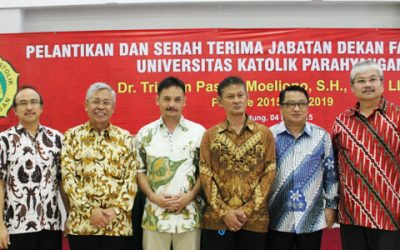 Serah Terima Jabatan Dekan Fakultas Hukum