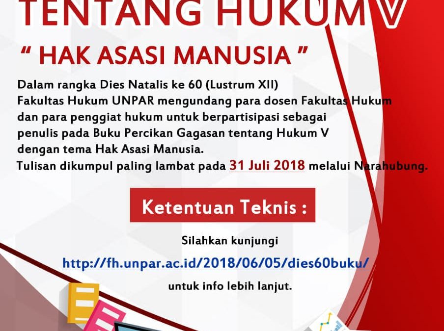 Penerbitan Buku : PERCIKAN GAGASAN V ” HAK ASASI MANUSIA”