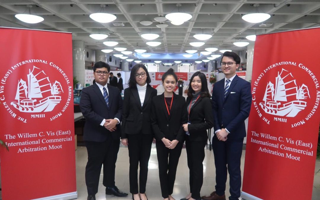 Tim FH Unpar Meraih Penghargaan “Honourable Mention for Best Memorandum on Behalf for the Claimant” pada Kompetisi Vis Arbitration Moot di Hong Kong