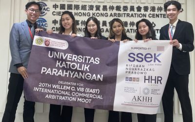 Tim FH UNPAR Mencetak Prestasi Bersejarah pada VIS International Commercial Arbiration Moot